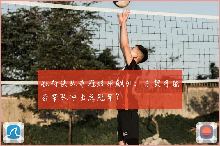 独行侠队夺冠赔率飙升：东契奇能否带队冲击总冠军？
